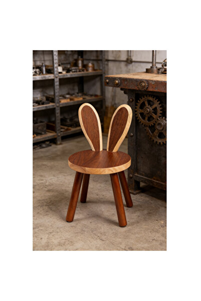 Mtanvxay Living Room Chair Rabbit Ear Solid Wood Stool Hallway Shoe Bench for...