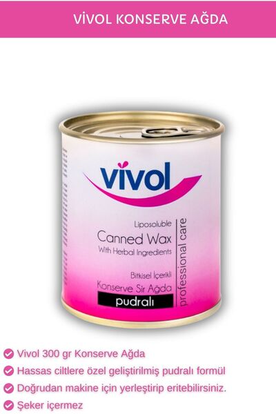 Vivol KONSERVE SİR AĞDA PUDRALI 300 GR