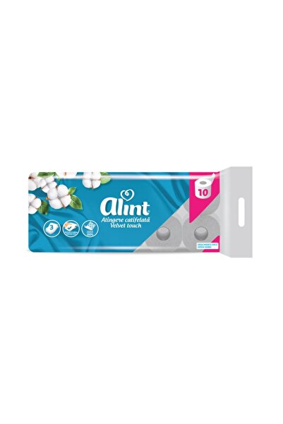 ALINT Set 3 x 10 Role Hartie Igienica, Alint, Velvet Touch, 3 Straturi