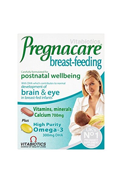 Vitabiotics Vitabiotics, Pregnacare Alăptare, Omega-3 și Calciu, Susține Sănă...