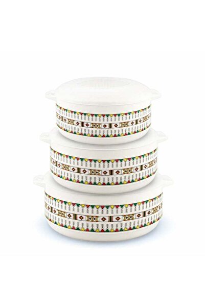 DAC Insulated Food Hot Pot Set — 3 Pieces with Excellent Heat Retention