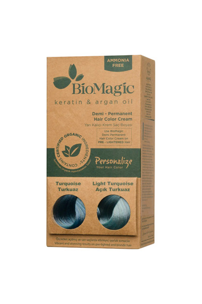 BIOMAGIC , Biomagic, Keratină și Ulei de Argan, Vopsea de păr demi-permanentă...