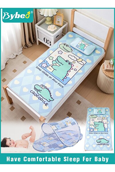 BYBEO Baby Bed Mattress, Ice Silk Crib Mattress, Firm & Breathable for Newbor...