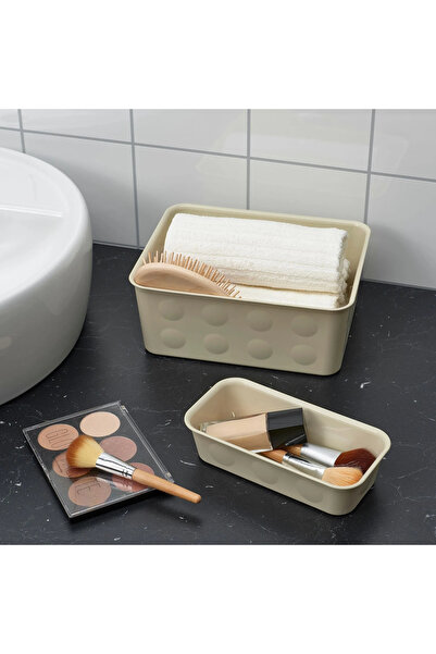 IKEA NOJIG Çekmece düzenleyici, Kutu, Bej 10x20x5 cm