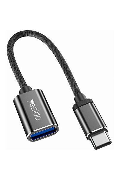 Yesido Cablu Adaptor Type-C la USB 2.0, OTG - (GS01) - Black