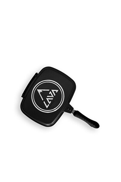 AZAF مقلاة لافا غير لاصقة مزدوجة الجوانب