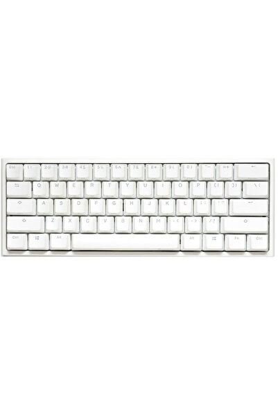 Ducky One 2 Pro Mini White Edition Gaming RGB LED - Galben Gateron (SUA)