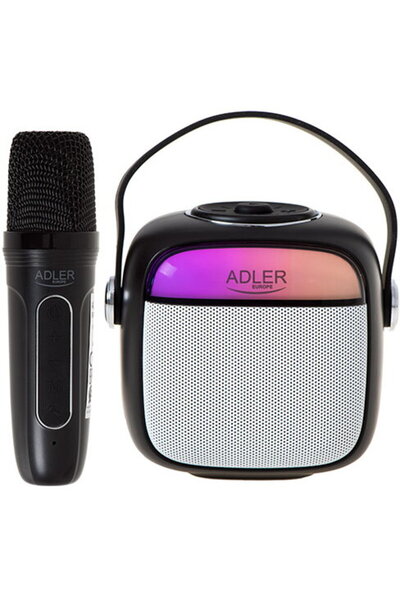 adler Karaoke Speaker with Microphone Black