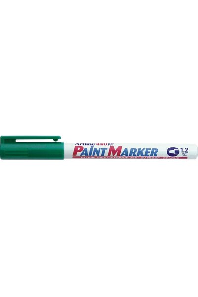 artline 440XF paint marker, metal body, round tip 1.2mm - green