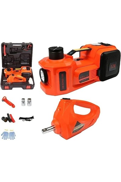 EN SİGA Elektrikli Araba Kriko Kiti | 5 Ton - 12v Hidrolik Kriko Seti