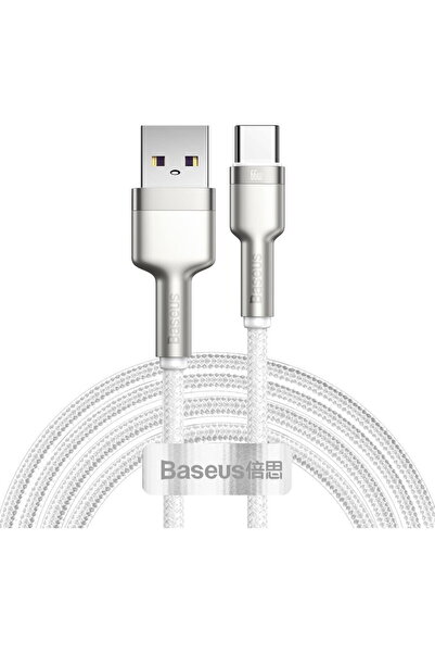 Baseus Cablu USB pentru USB-C, 66W, 2m (alb)