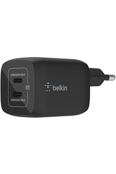 Belkin WCH013VFBK BoostCharge Pro 65W GAN USB Tip-C Negru