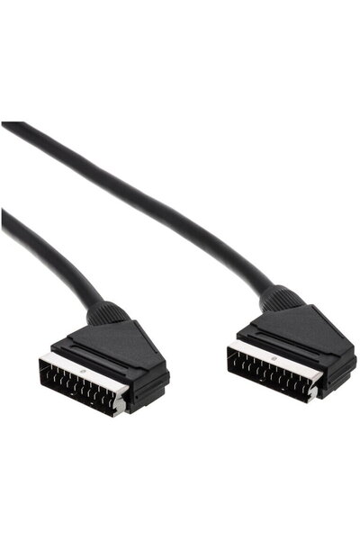 Sencor SAV 113-008 Cablu Scart cu ecran dublu 0.8 m Negru