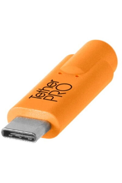 Tether Tools Cablu USB 3.0 la USB-C 4,60m portocaliu