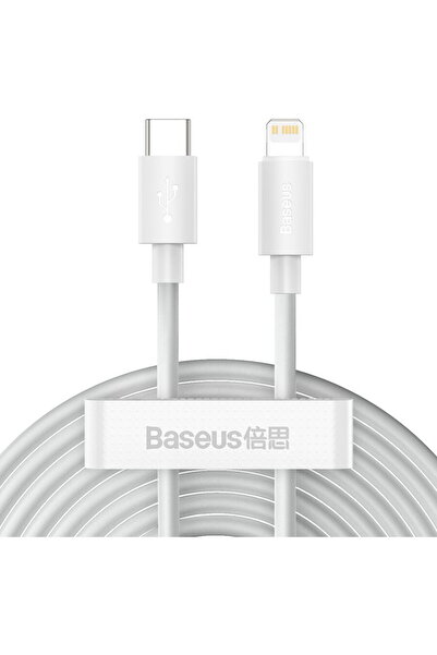 Baseus Kit cablu de date Simple Wisdom USB-C la Lightning PD 20W (2 buc./set)...
