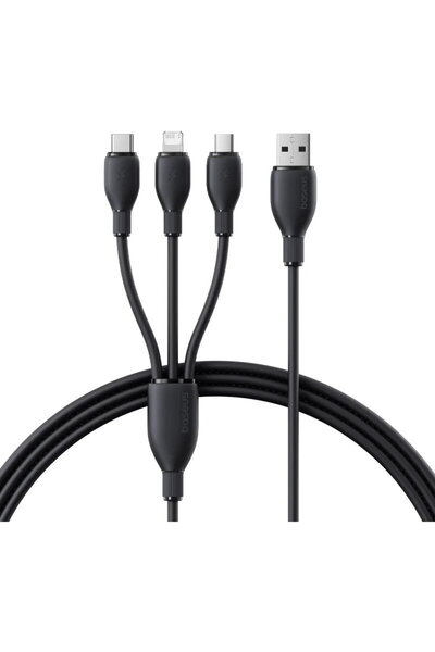 Baseus Ultra-rapid, retractabil unul la trei, smartphone pt, USB la Micro-USB...