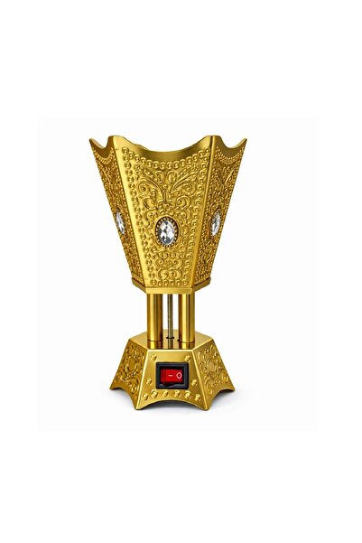 Biki Electric incense burner, 40 watts, size 17.8 x 11 x 9 cm, gold color