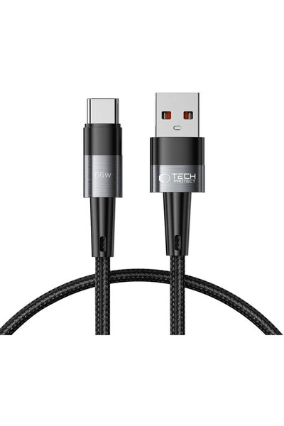 Tech-Protect Cablu UltraBoost Type-C 66W/6A 50cm Gri