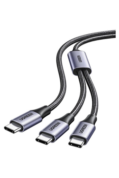 Ugreen US561, USB-C mascul - 2 x USB-C mascul, 1,5 m, Negru