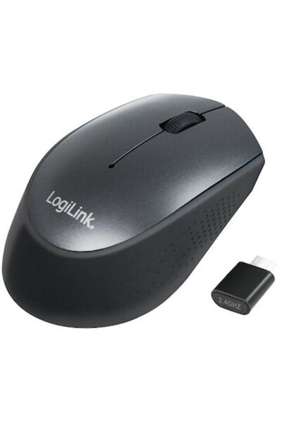 LogiLink Mouse ID0160, Black, 1200 dpi, Optical, 3 buttons