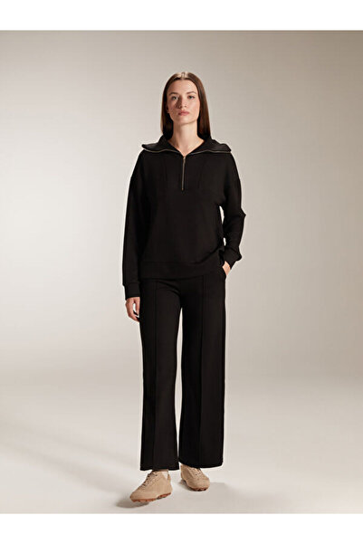 LC Waikiki Sparkling Choices by Shining Store Women's Wide Leg Sweatpants wit...