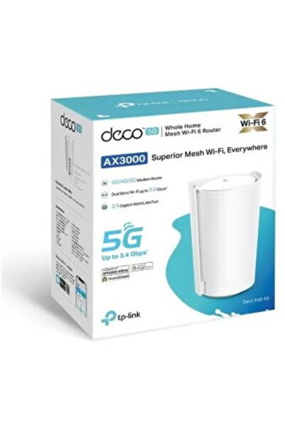 TP-LINK Wi-Fi DECO X50-5G AX3000 5G Alb EU