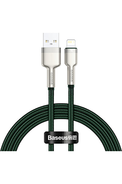 Baseus USB pentru cablu Lightning, 2.4A, 1m (verde)