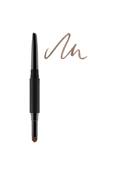 GOSH , Long Lasting, Double, Eyebrow Cream Pencil, 002, Brown, 0.5 g