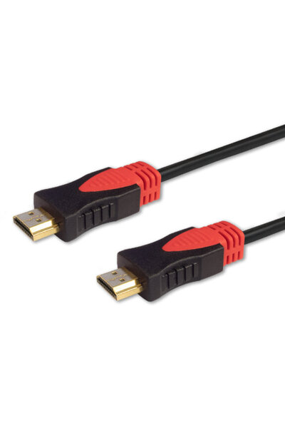 Savio Cablu HDMI CL-96 3 m HDMI Tip A (Standard) Negru, Roșu