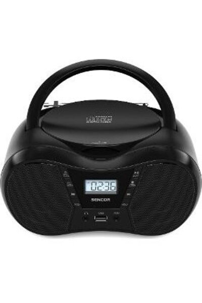 Sencor SPT 2300, Redare CD-R/RW și MP3, Tuner FM, Bluetooth 5.1 Negru