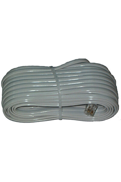 Generic 15M WHITE EXTENSION TELEPHONE CABLE