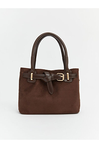 LC Waikiki Rmz Gi̇yi̇m Farkiyla Suede Look Women's Shoulder Bag