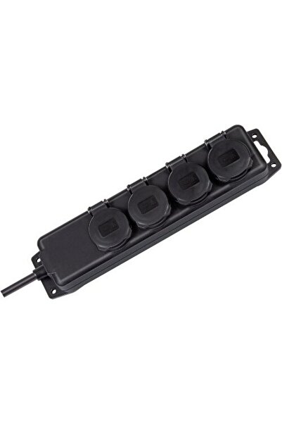 Brennenstuhl IP44 4x căi negru