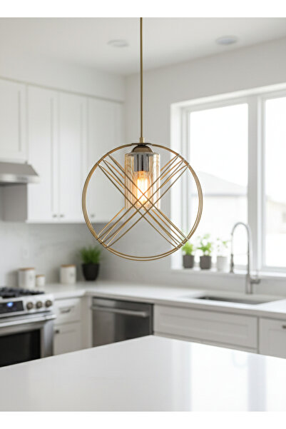 Decodelight Siyah / Eskitme Endüstriyel Bakır Duy Dünya Model Metal 30 cm Cam...