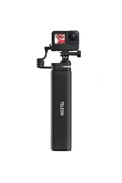TELESIN Băț selfie cu prindere rapidă (cu baterie externă) TE-CSS-001