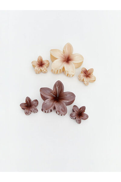 LC Waikiki RMZ GİYİM FARKİLYA Cataramă cu flori pentru femei, set de 3 bucăți