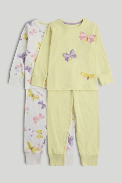 MOTHERCARE طقم بيجامات فراشة أوريغامي مكون من قطعتين