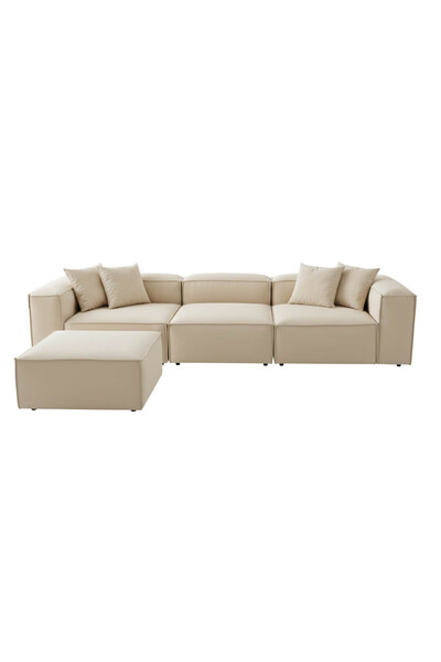 BOZKOÇ MİA Relax Köşe Koltuk Takımı Modern L Koltuk