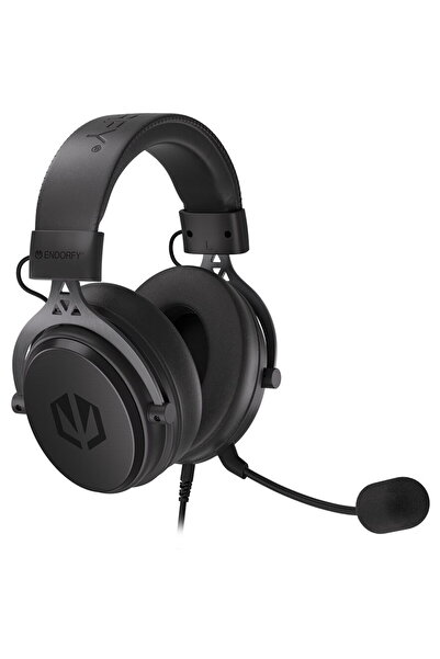 Endorfy cu microfon VIRO, Jack 3.5mm, microfon detasabil, Negru