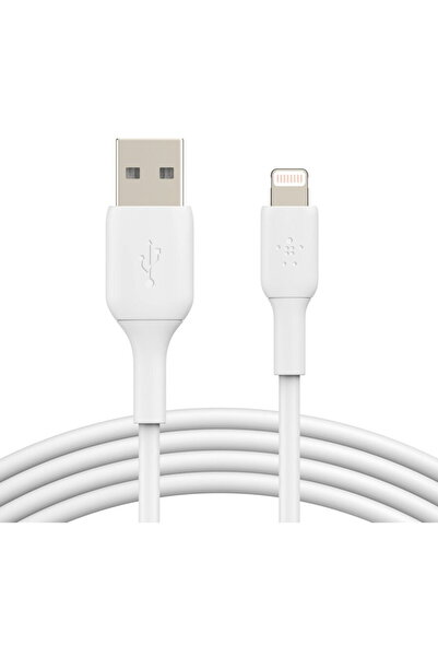 Belkin Cablu lightning CAA001BT1MWH, alb, 1 m