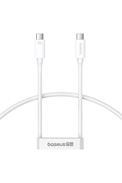 Baseus Cablu Superior 2 USB-C la USB-C 240W, 1,8m (alb)