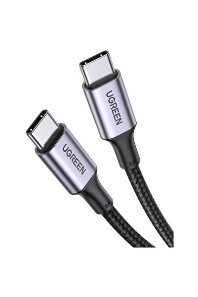 Ugreen US316 Type C to Type C Cable, 100W, 1.5m (black)