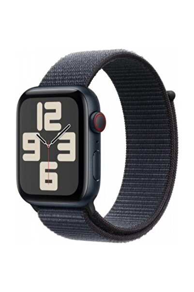 Apple Watch SE GPS + Cellular 44 mm Midnight Aluminium Case with Ink Sport Loop
