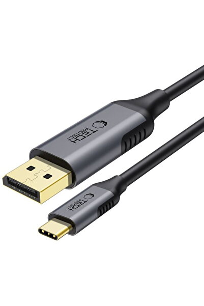 Tech-Protect CABLU ULTRABOOST TYPE-C LA DISPLAYPORT 1.4 8K 60HZ 180CM NEGRU