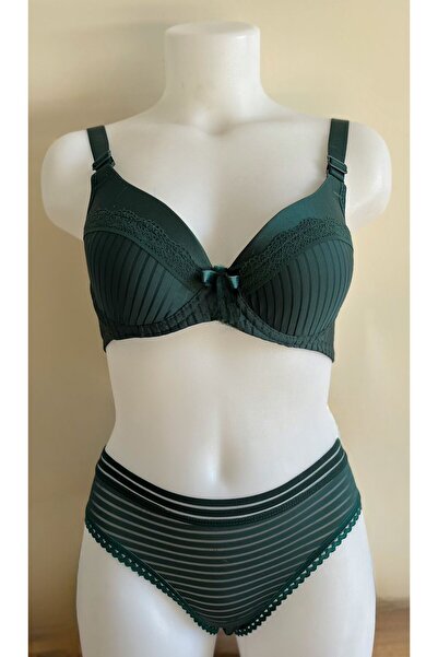 novavita(yenihayat) Yeşil Sütyen Takımı İçi Boş