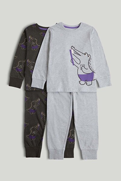 MOTHERCARE طقم بيجامات من قطعتين بنقشة التمساح