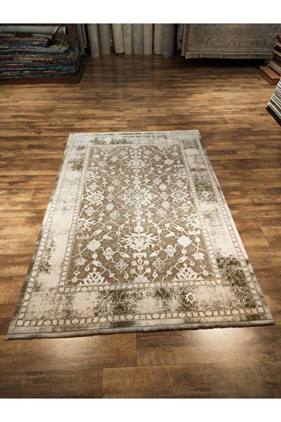 ATLAS HALI BEGONVİL BV10E KAHVE-KREM-YEŞİL HALI