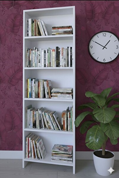 Home HMF 5 Raflı Kitaplık - Beyaz