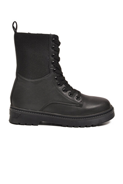 AYK'S Black Women's Boots with Fleece Inside 23002 Z