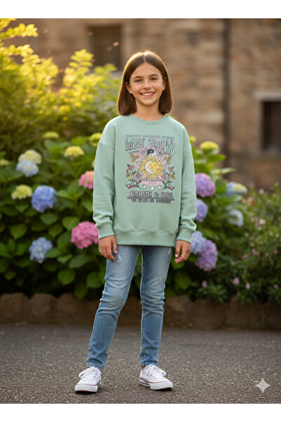 Bonbelle سويت شيرت مطبوع عليه شخصيات، دافئ ومريح للأولاد/البنات